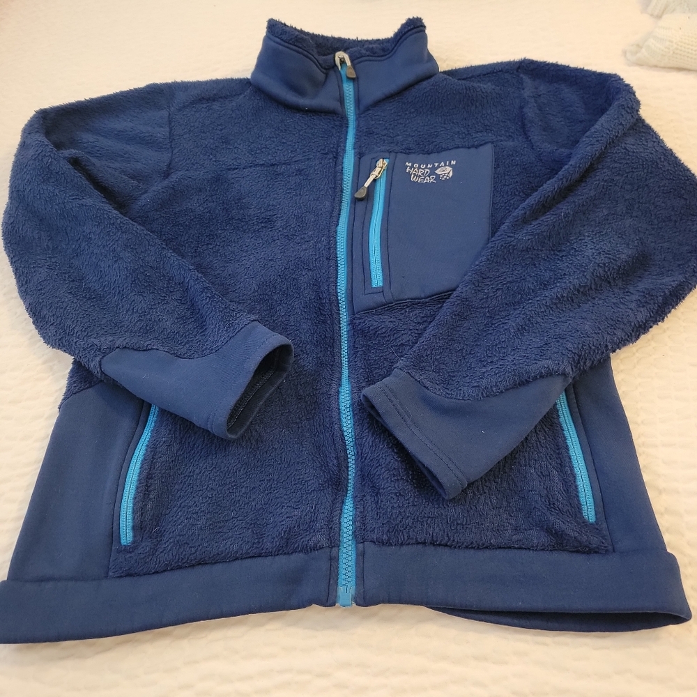 Mointain Hardwear  Fleece Jacket. Ski Jacket Liner.Blue SZ M
